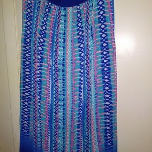 Multiple colored skirt